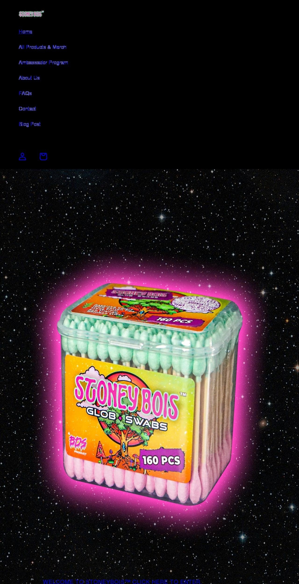 stoneybois.com shopify website screenshot