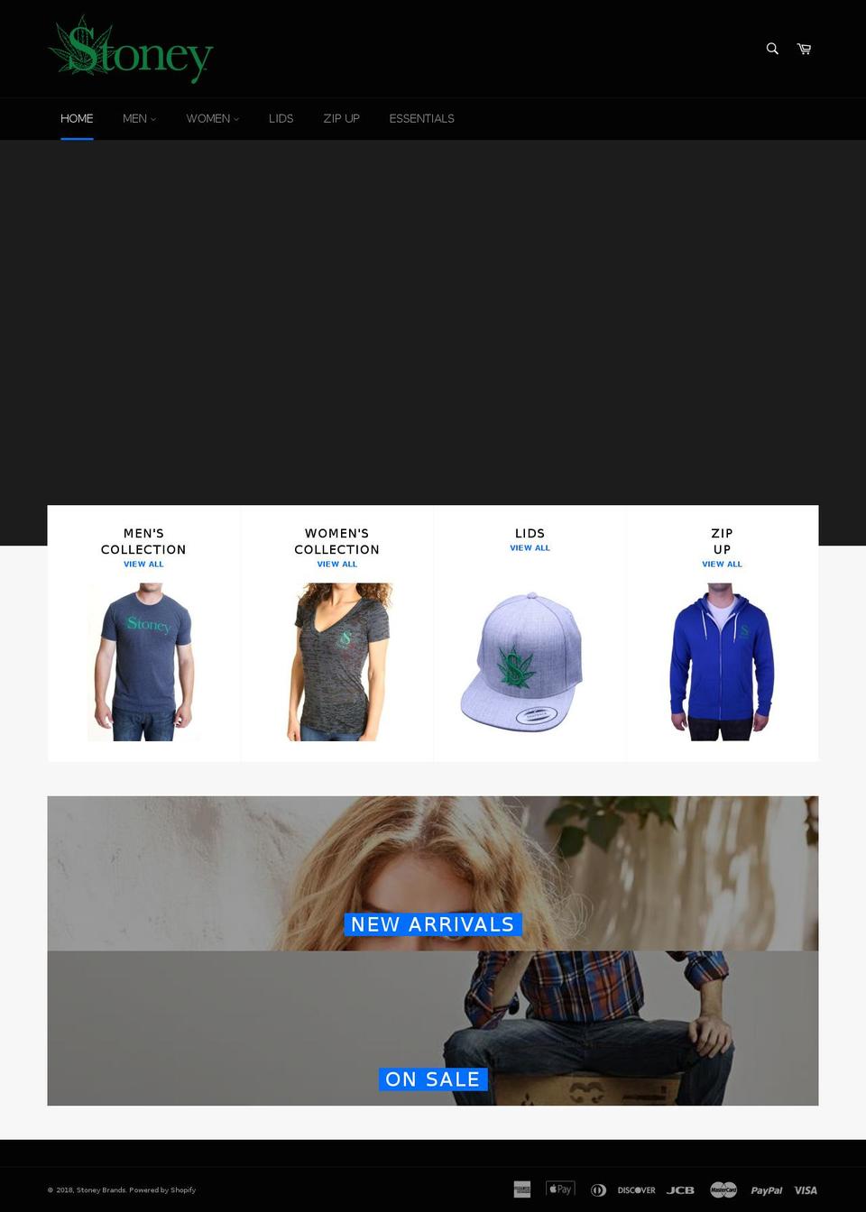 stoneybrands.com shopify website screenshot