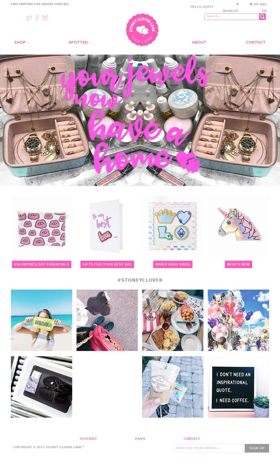 Copy of POST LDW Sale – Coming Soon WS Added Shopify theme site example stoneyclover.com