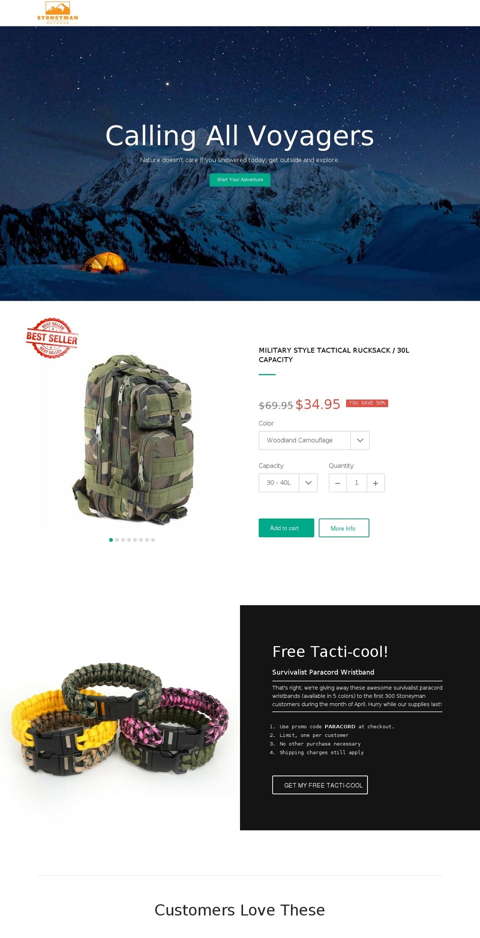 stoneyman.com shopify website screenshot
