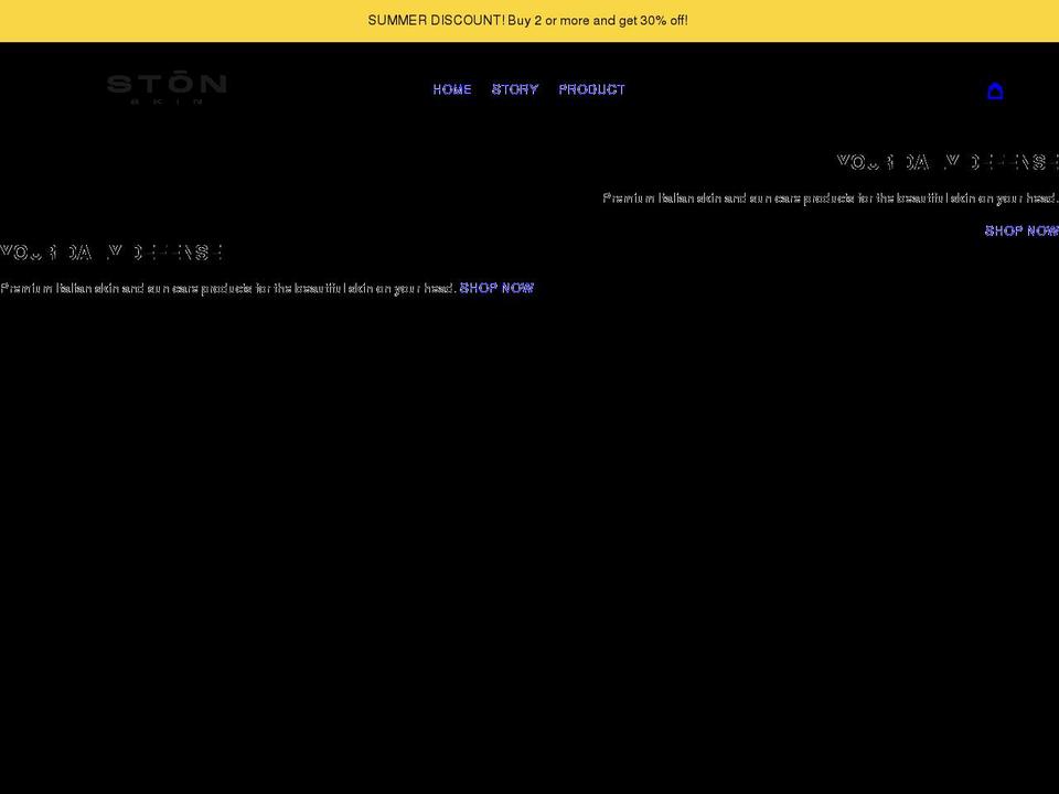 STON-Shop-xMEN Shopify theme site example stonskin.com