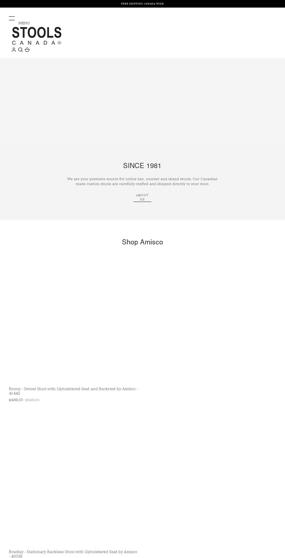 stoolscanada.com shopify website screenshot