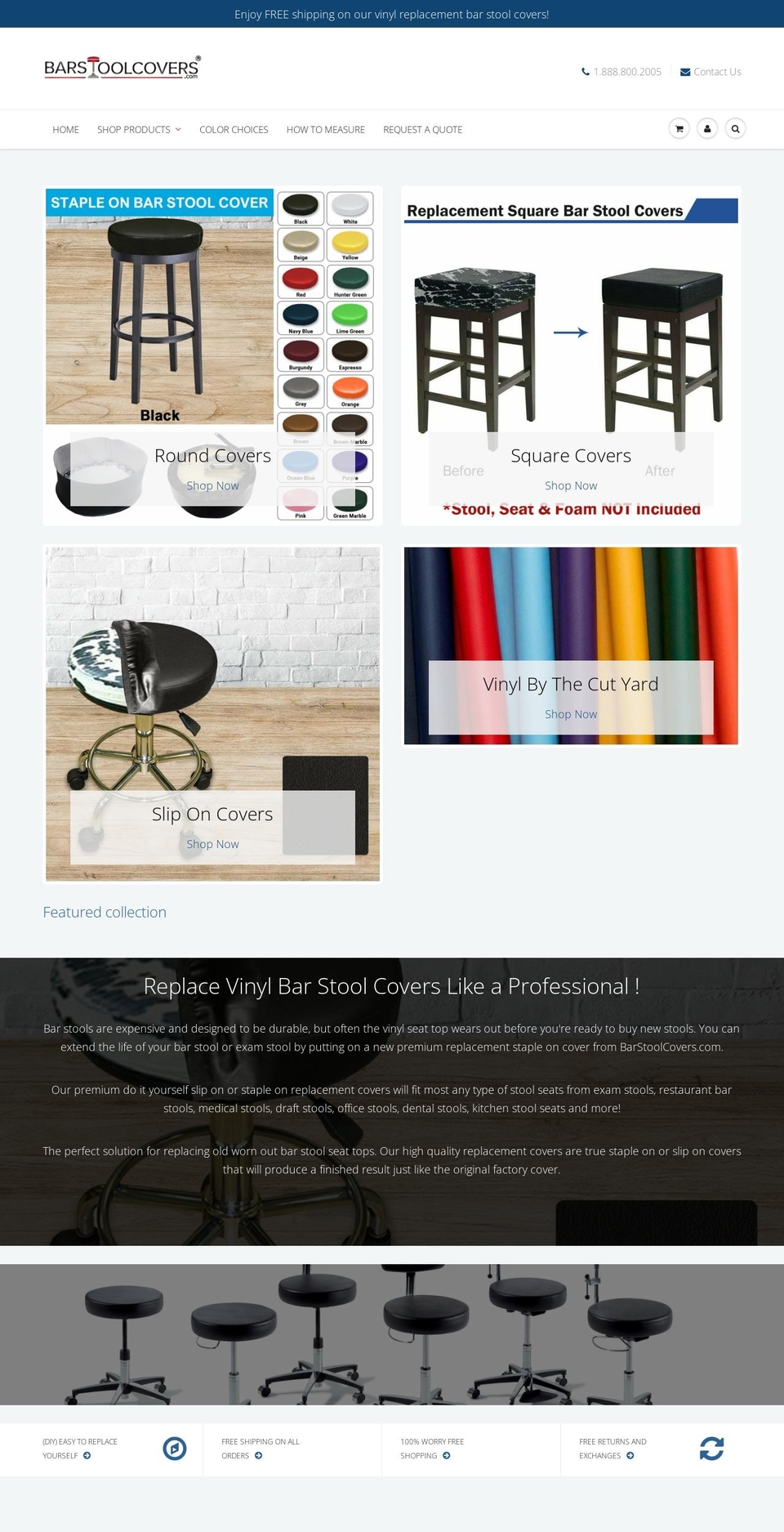 stoolskinz.com — Shopify storefront screenshot