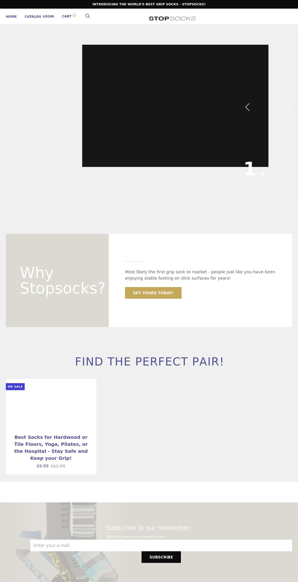 stopsocks.com shopify website screenshot