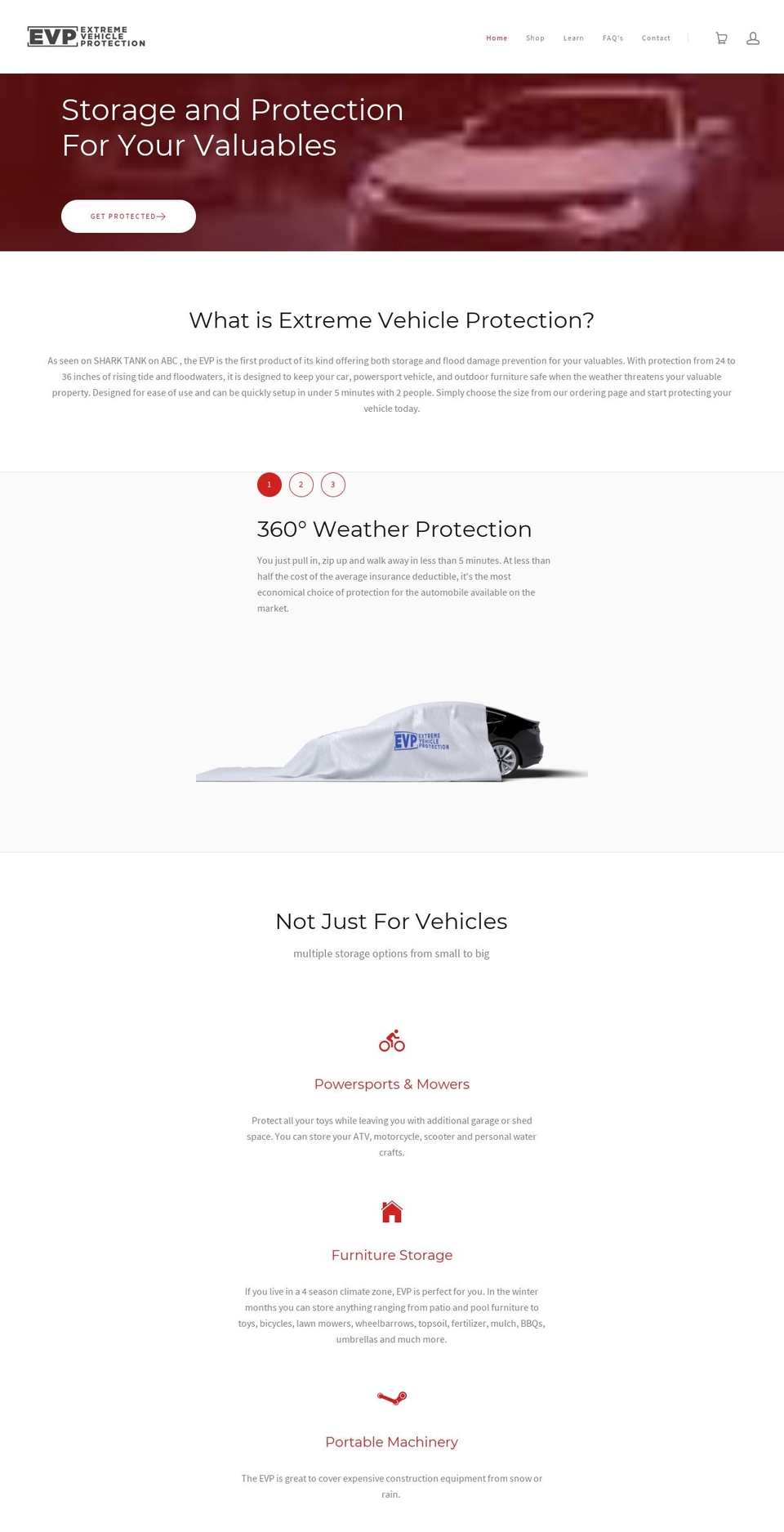 storage-360.com shopify website screenshot