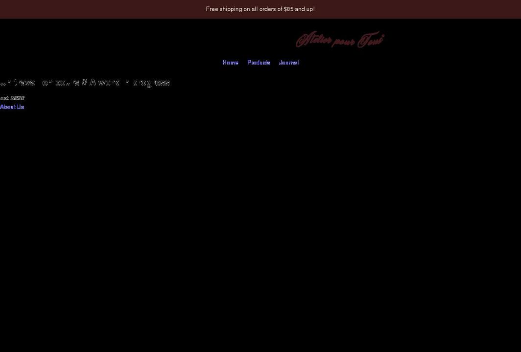 store-apt.com shopify website screenshot