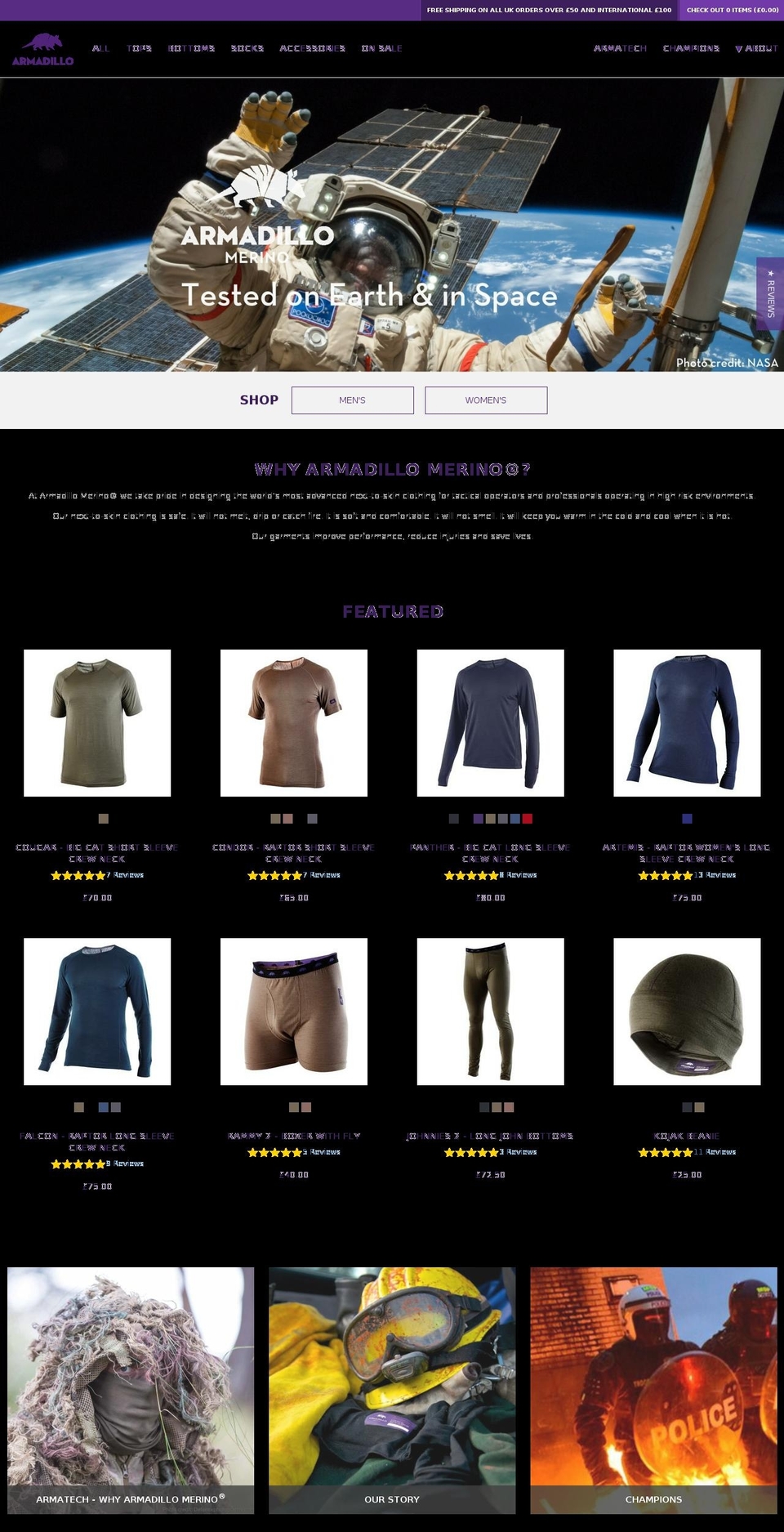 store-armadillomerino-com.myshopify.com shopify website screenshot