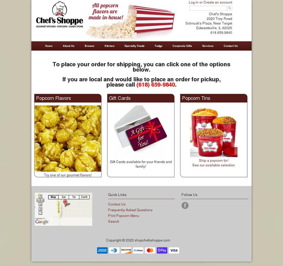 store-chefsshoppe-com-2.myshopify.com shopify website screenshot