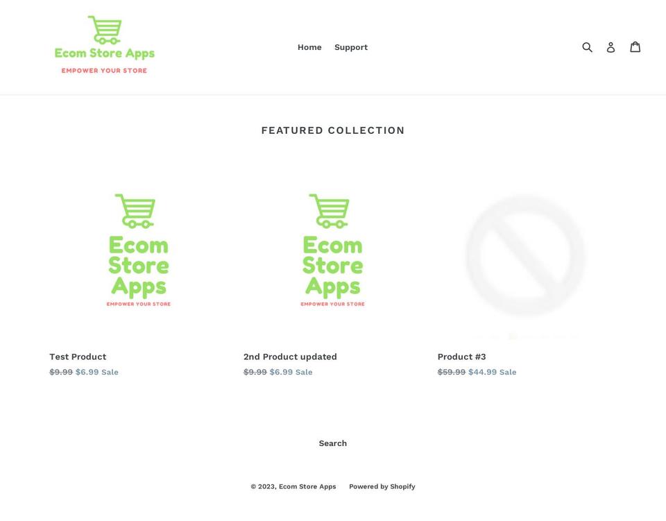 store-partners.myshopify.com shopify website screenshot