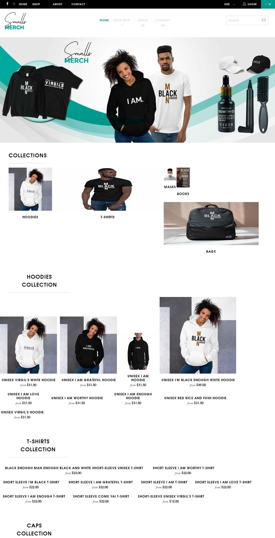 store-smalls.myshopify.com shopify website screenshot