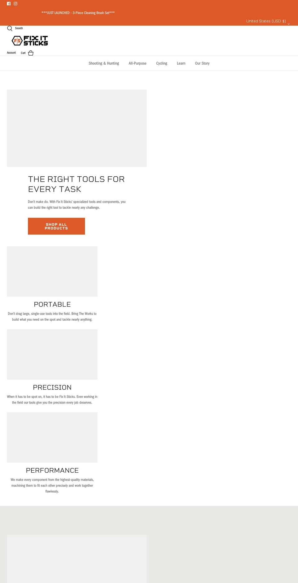 store.fixitsticks.com shopify website screenshot