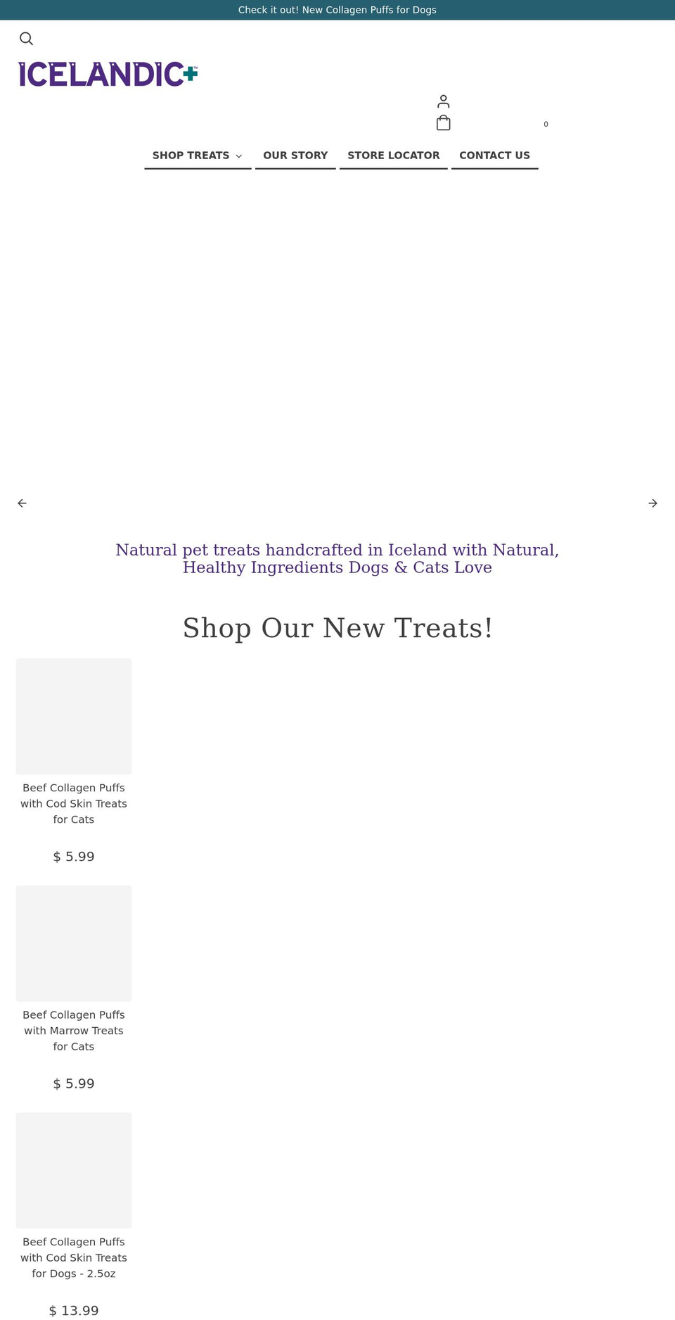 store.icelandicplus.com shopify website screenshot