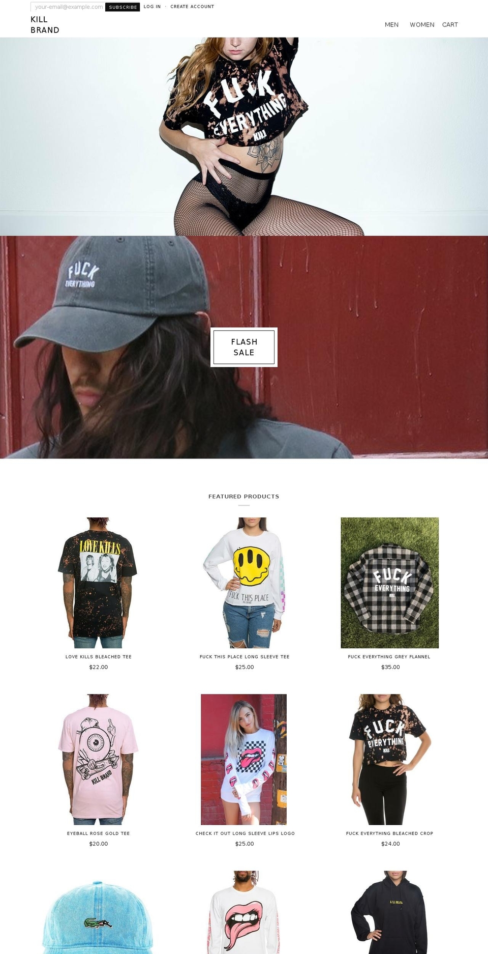 store.killbrand.com — Shopify storefront screenshot