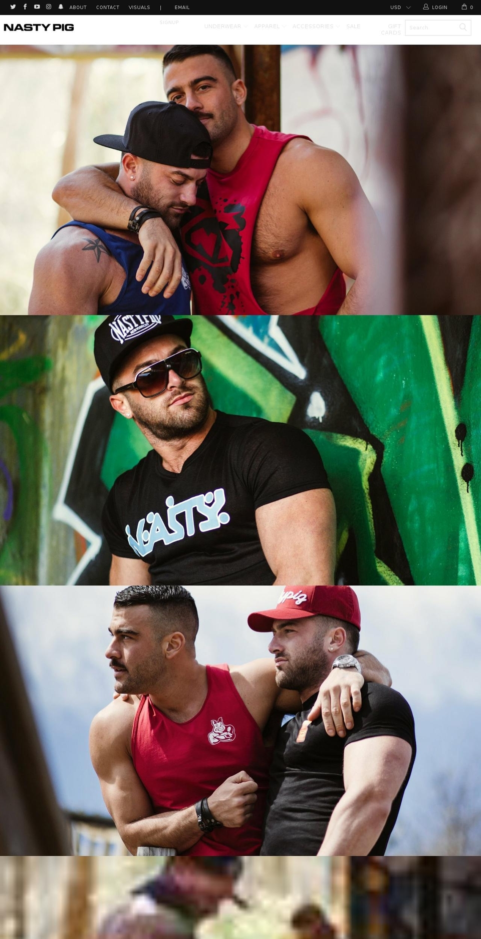 store.nastypig.com — Shopify storefront screenshot