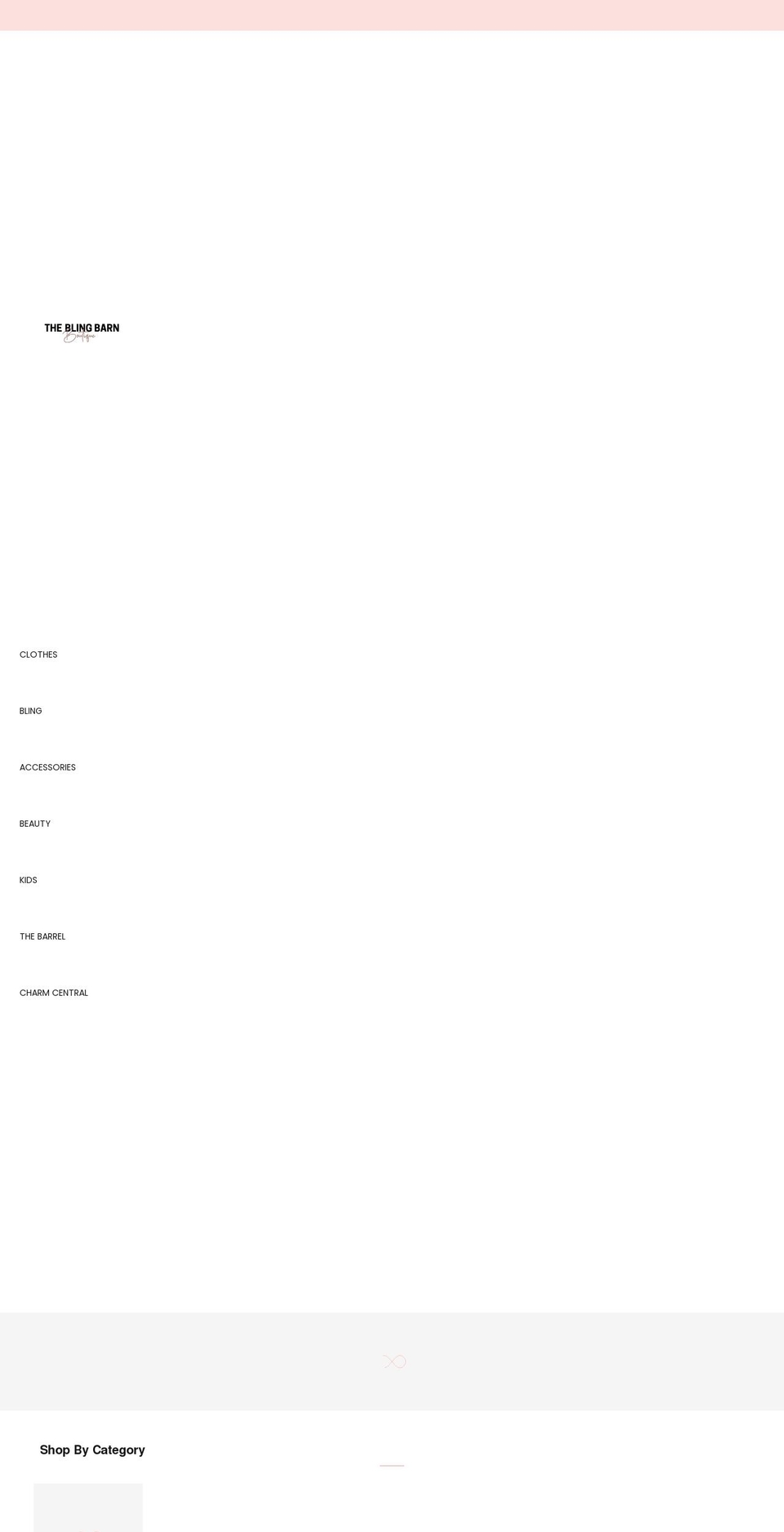 store.shopblingbarn.com shopify website screenshot