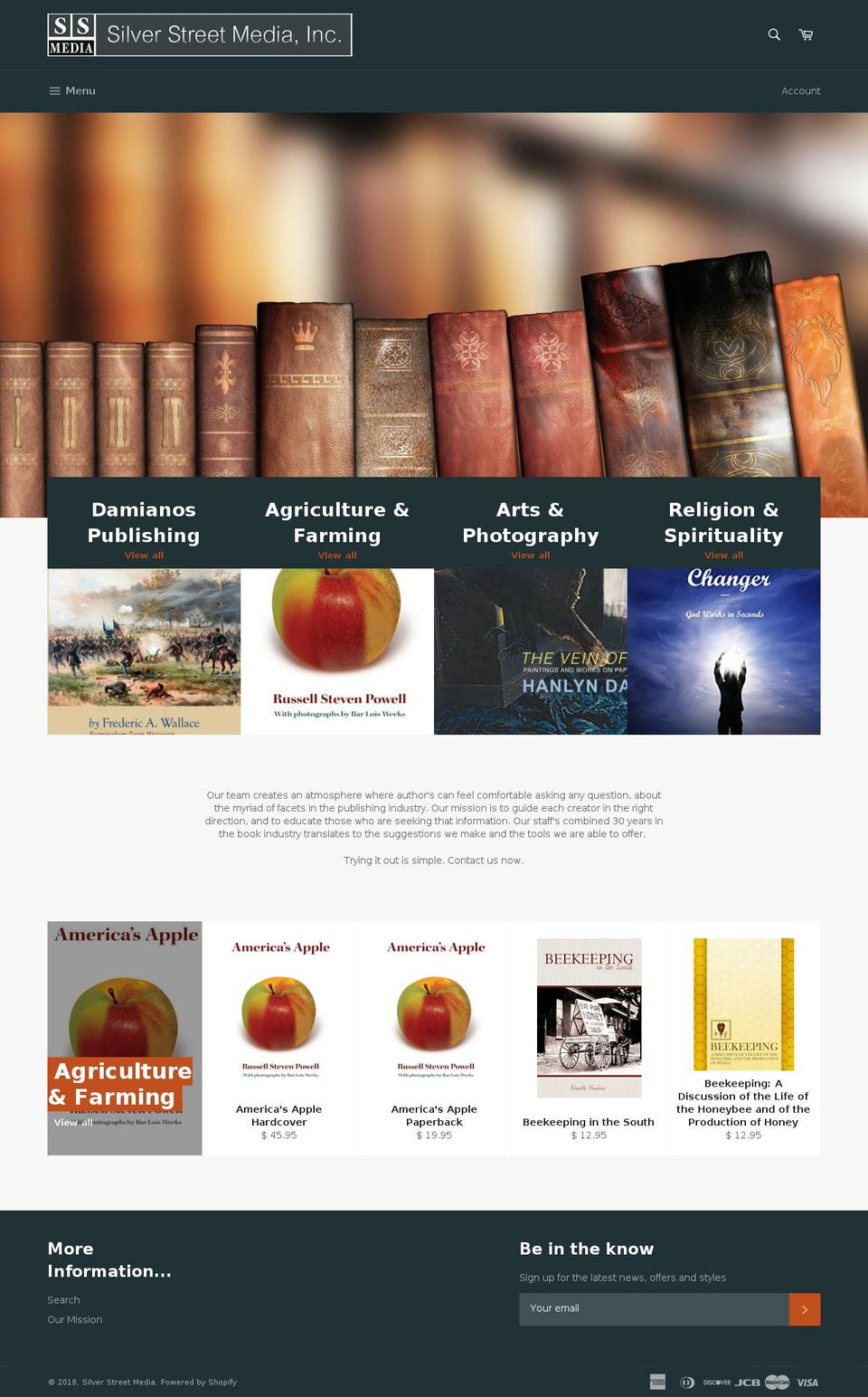 store.silverstreetmedia.com — Shopify storefront screenshot