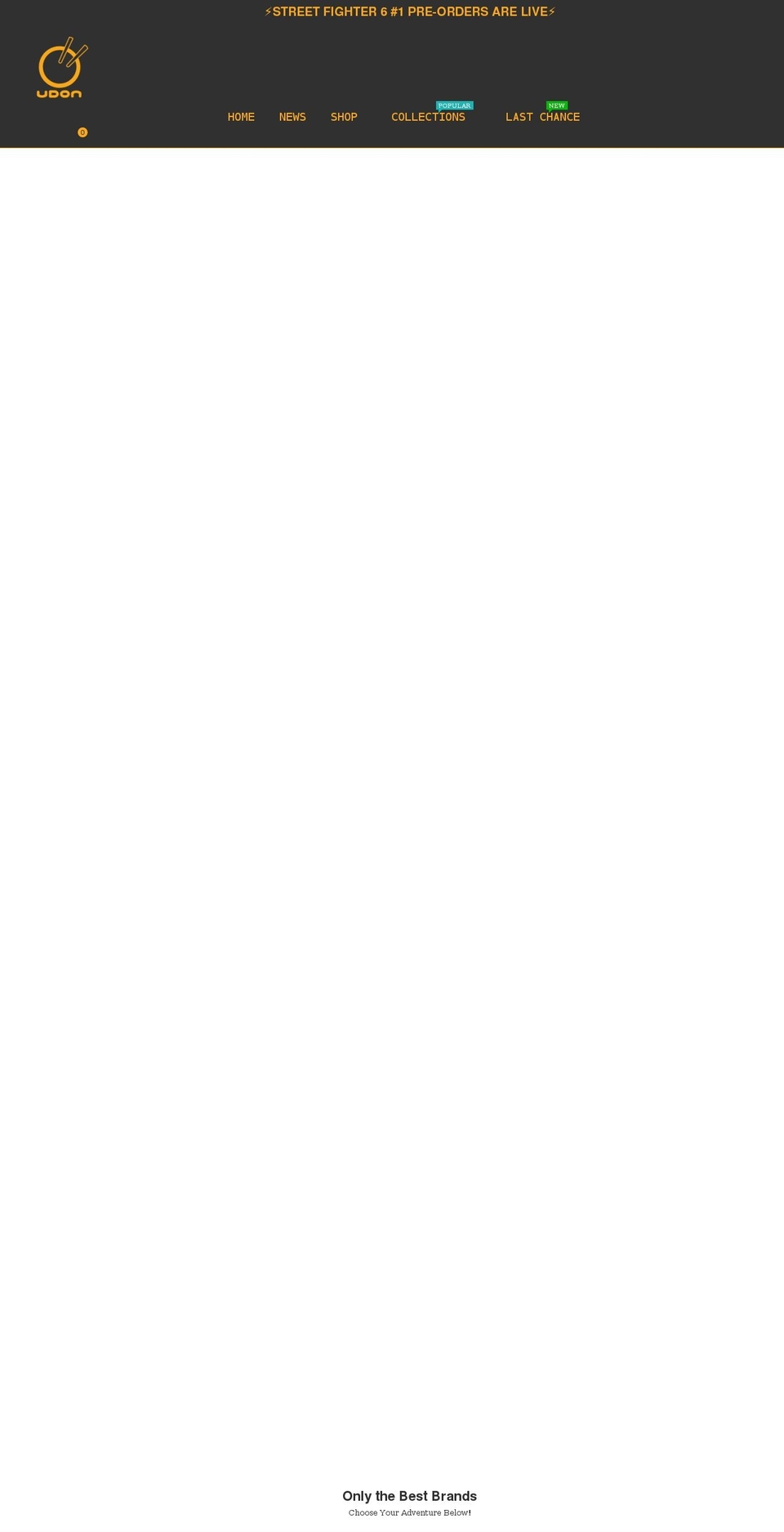 store.udonentertainment.com shopify website screenshot