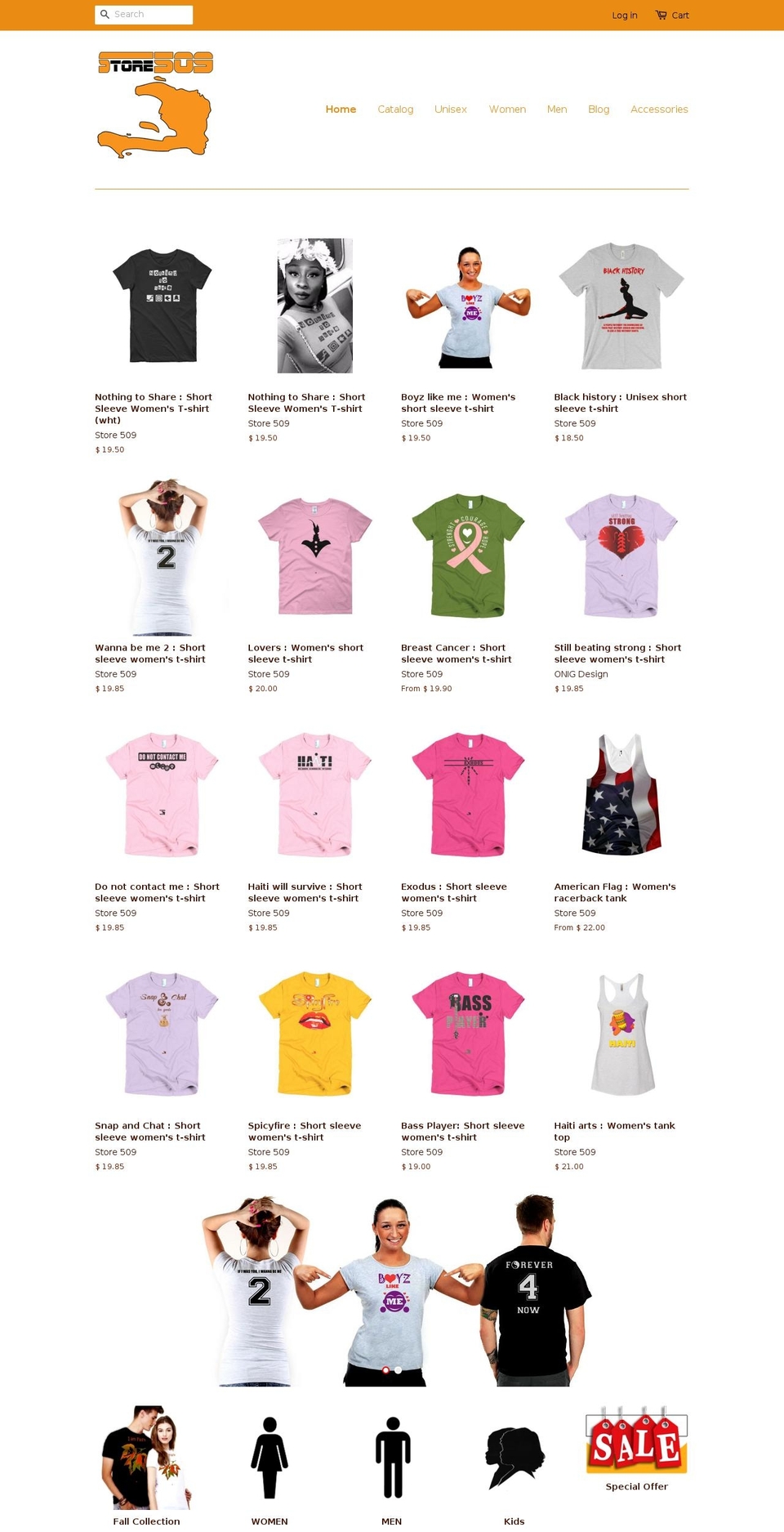 store509.net shopify website screenshot