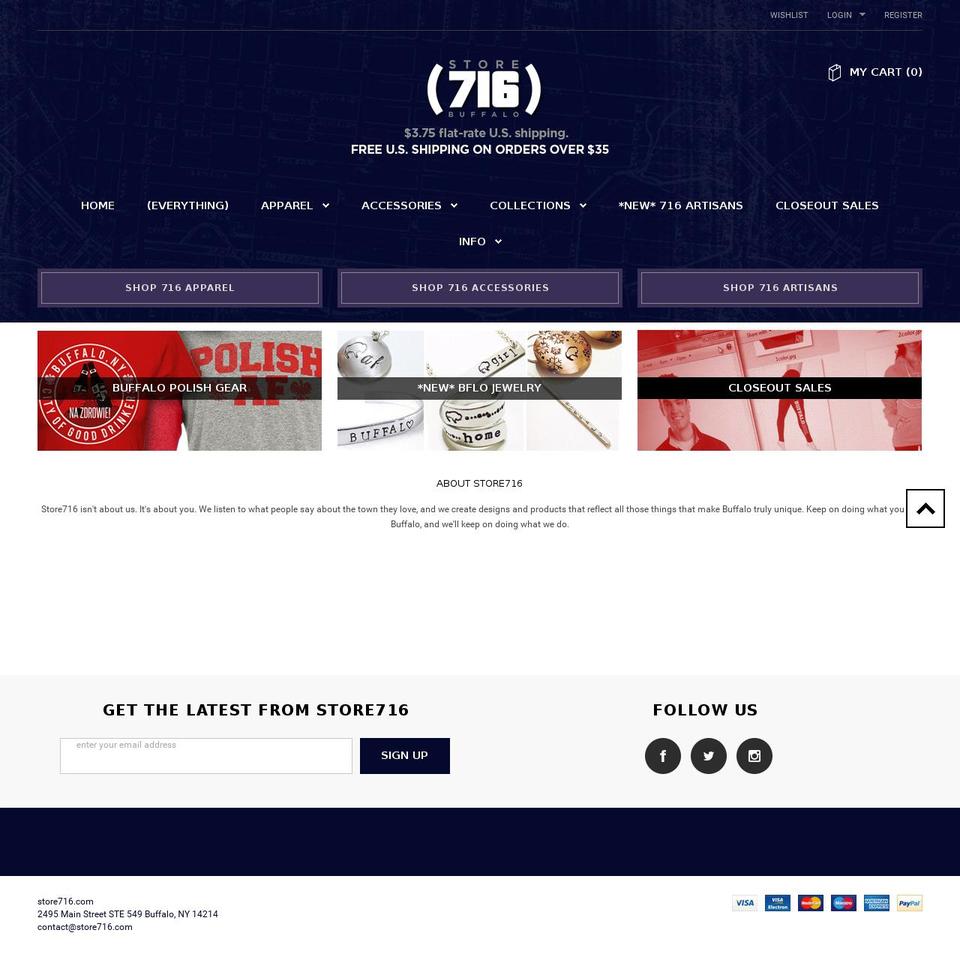 store716.com shopify website screenshot