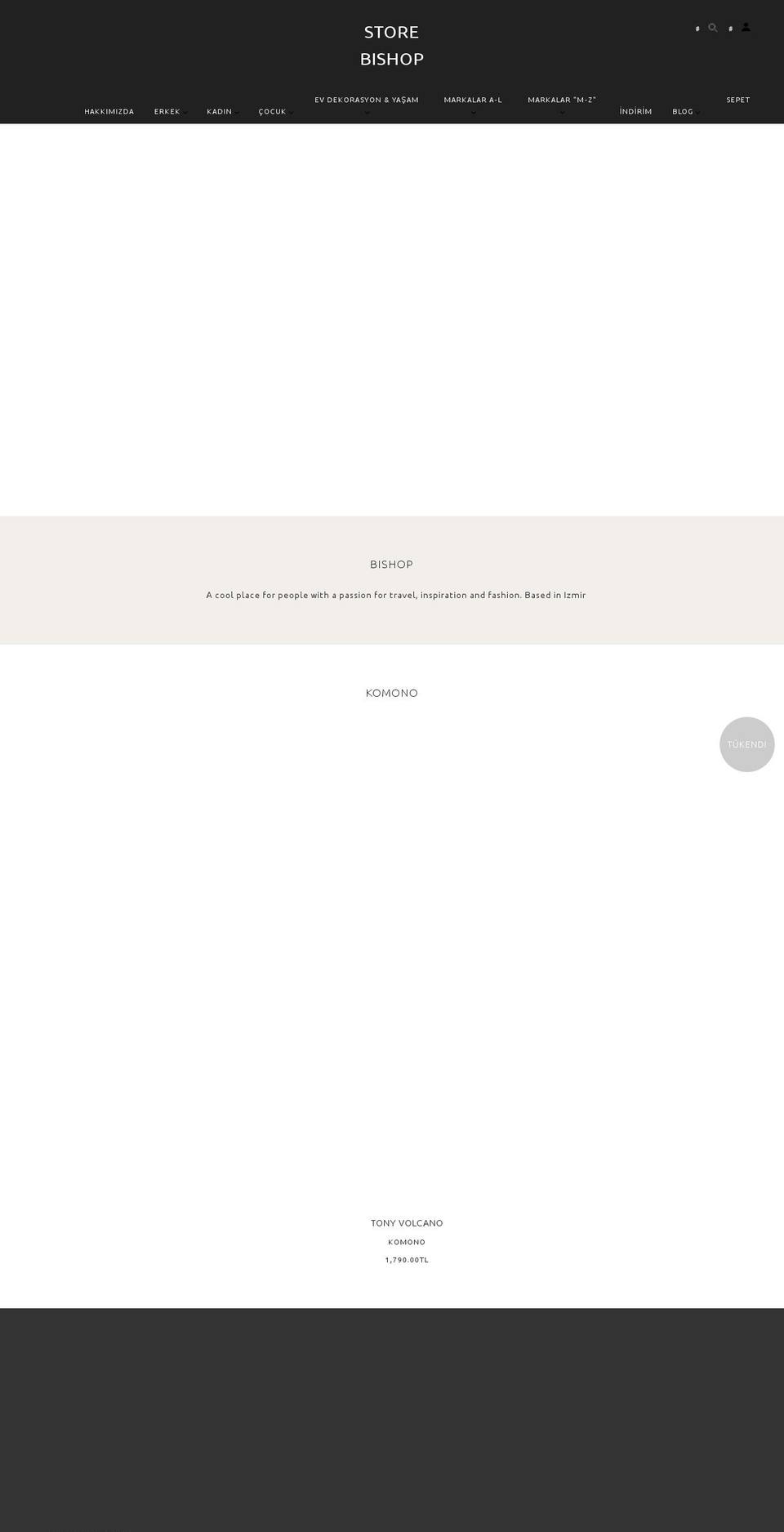 storebishop.com — Shopify storefront screenshot