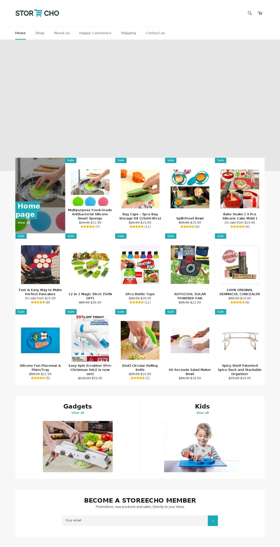 storeecho.com shopify website screenshot