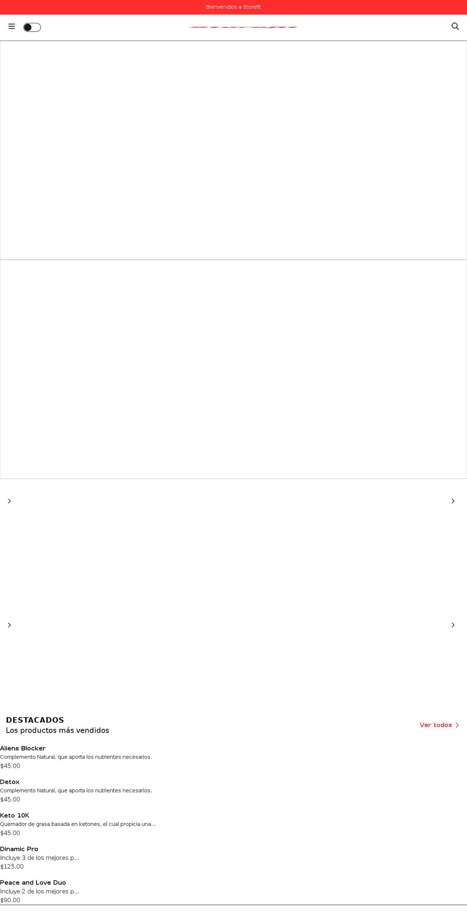 storefit.net shopify website screenshot