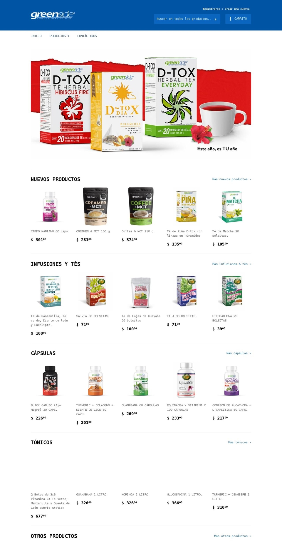 storegs.mx shopify website screenshot