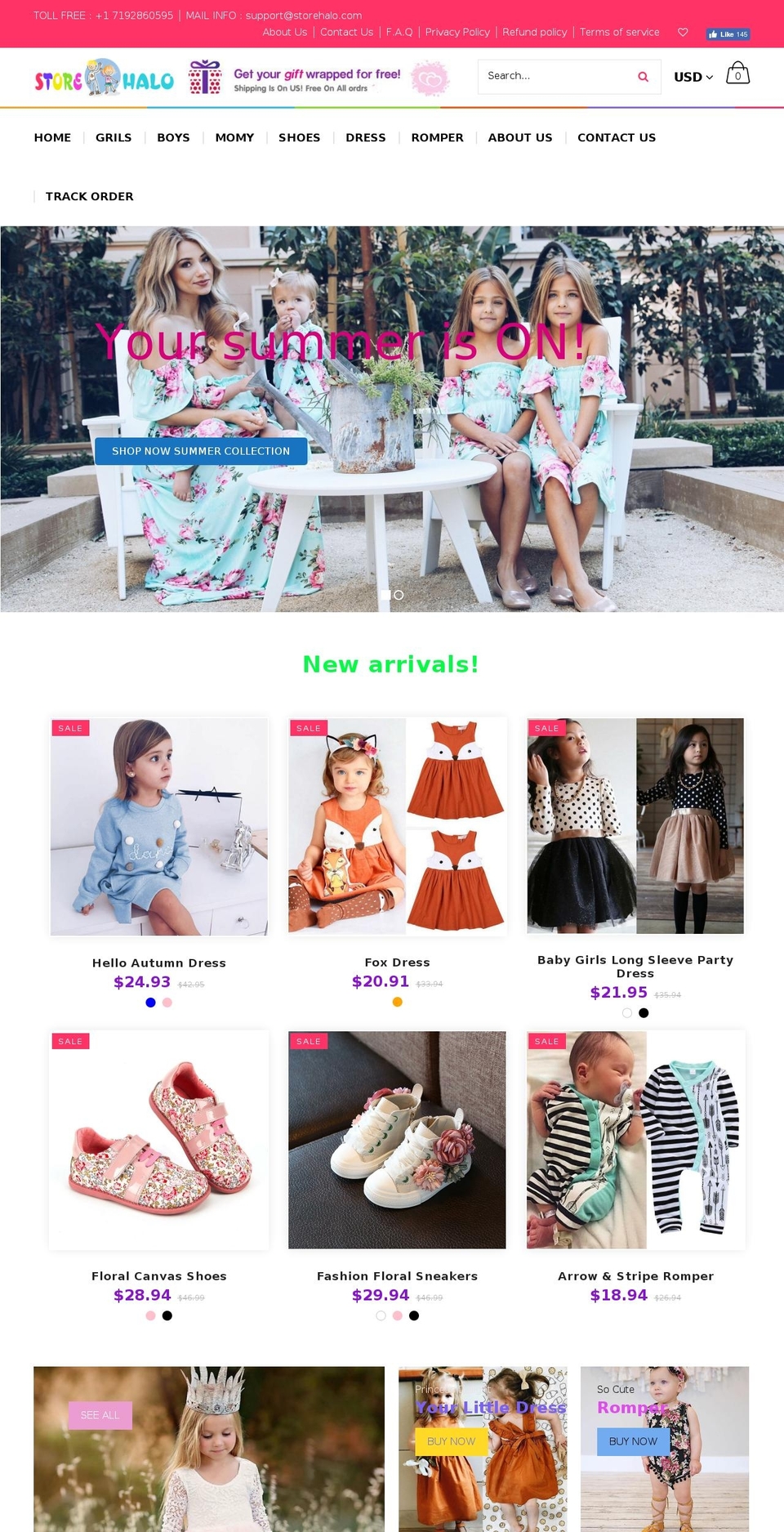 storehalo.com — Shopify storefront screenshot