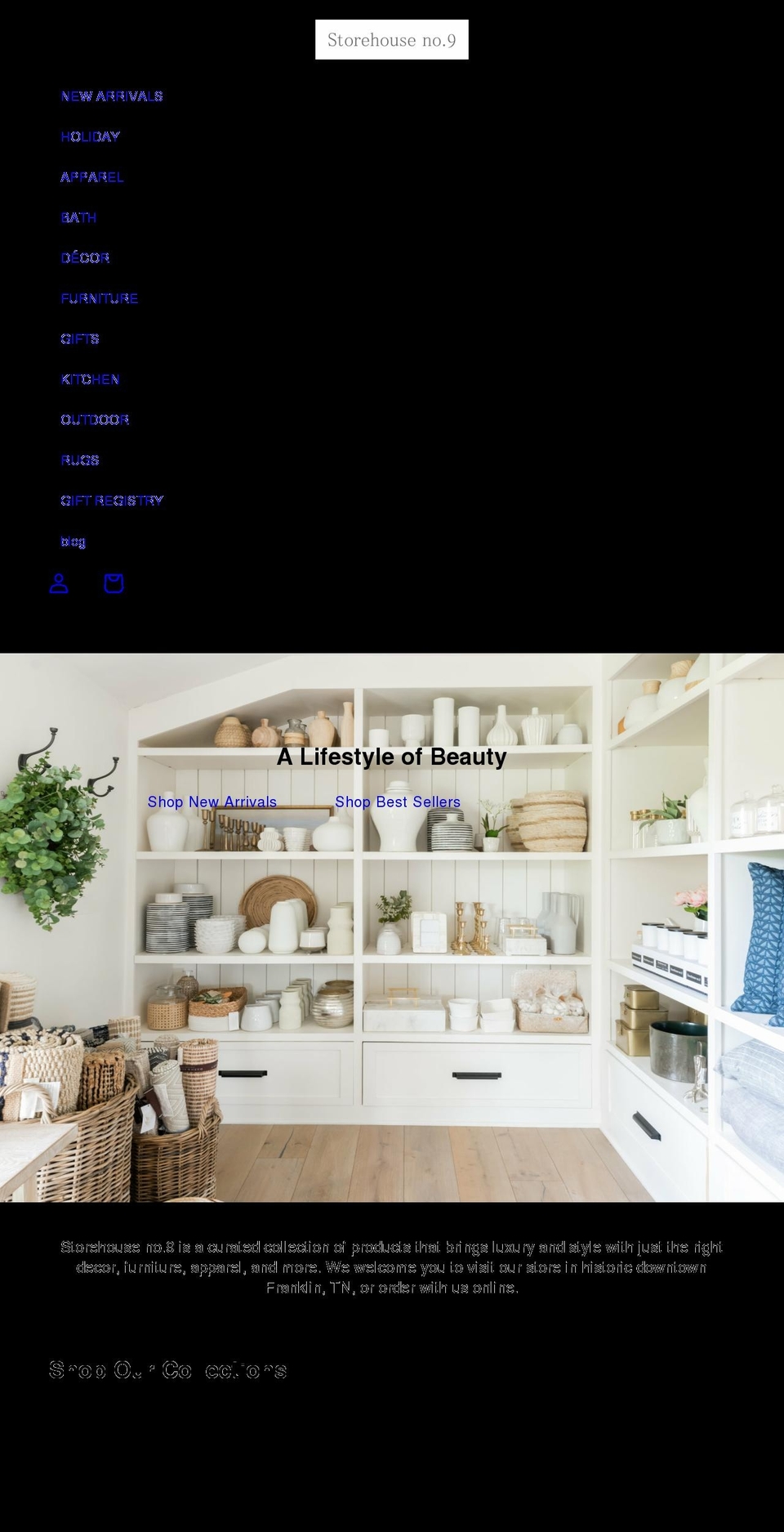 Storehouse no.9 (version 2.2) Shopify theme site example storehouseno9.com