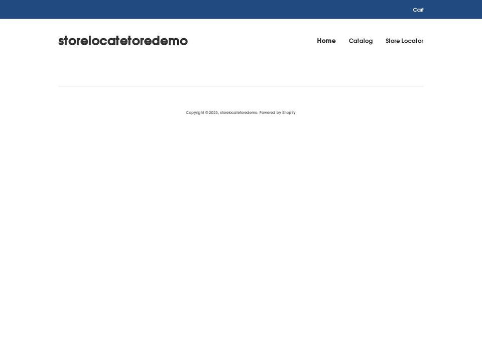 storelocatetoredemo.myshopify.com shopify website screenshot