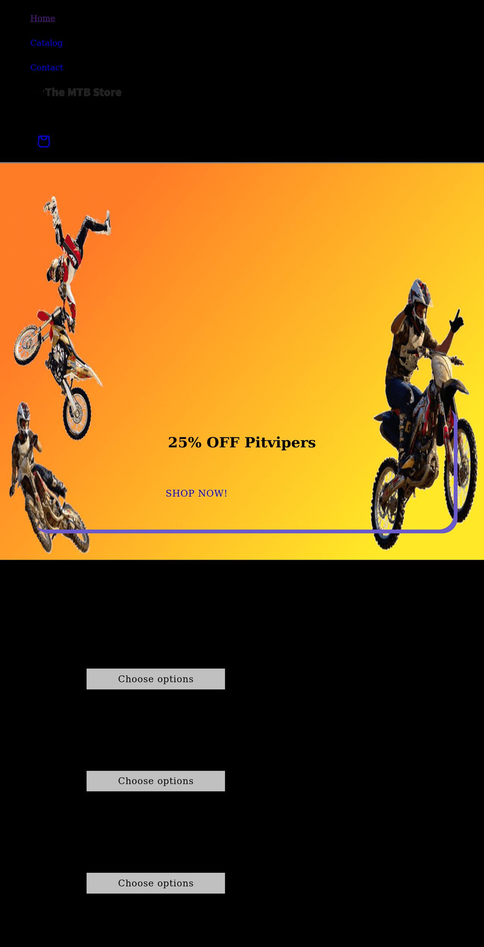 storemtb.com shopify website screenshot