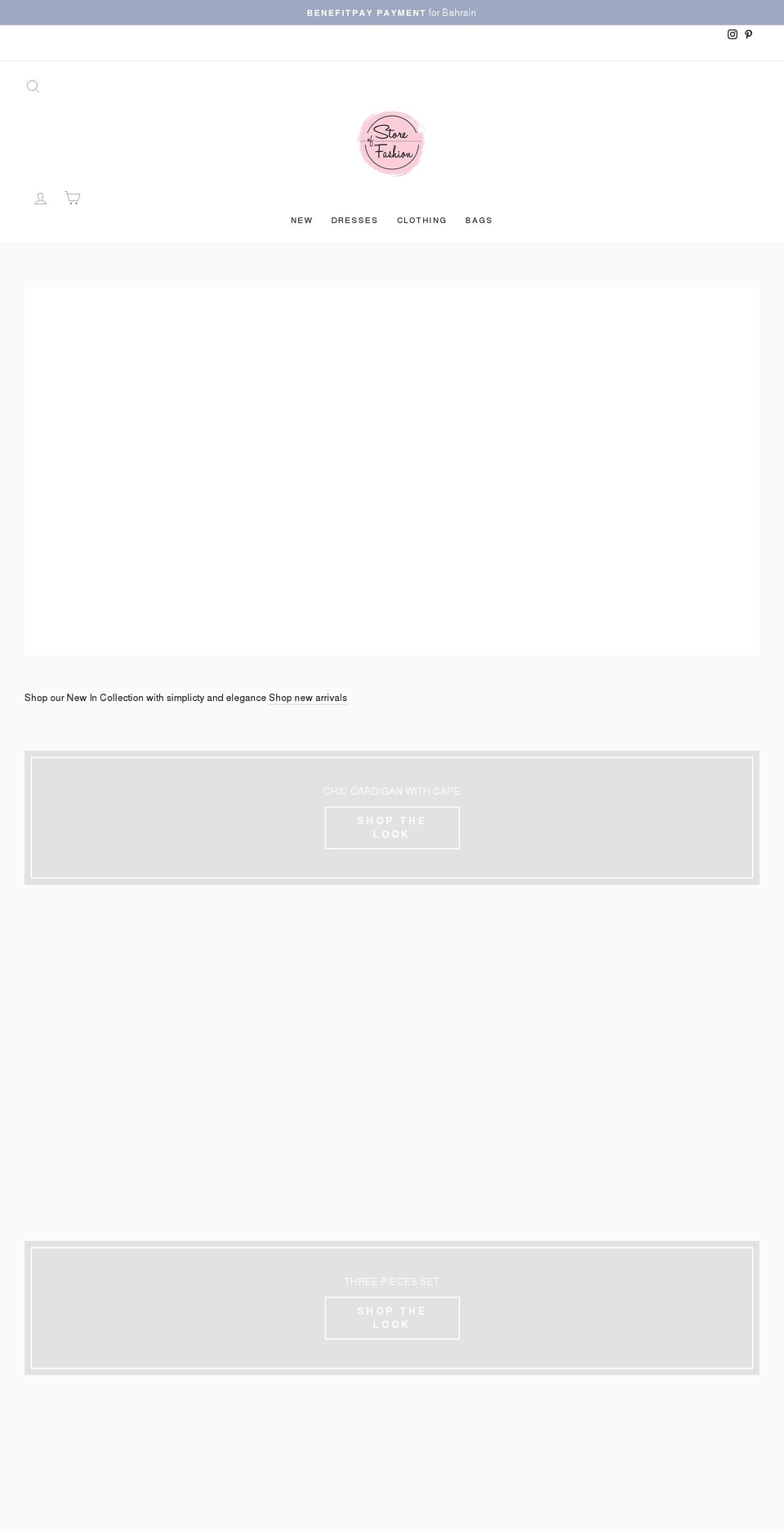 storeoffashion.com shopify website screenshot