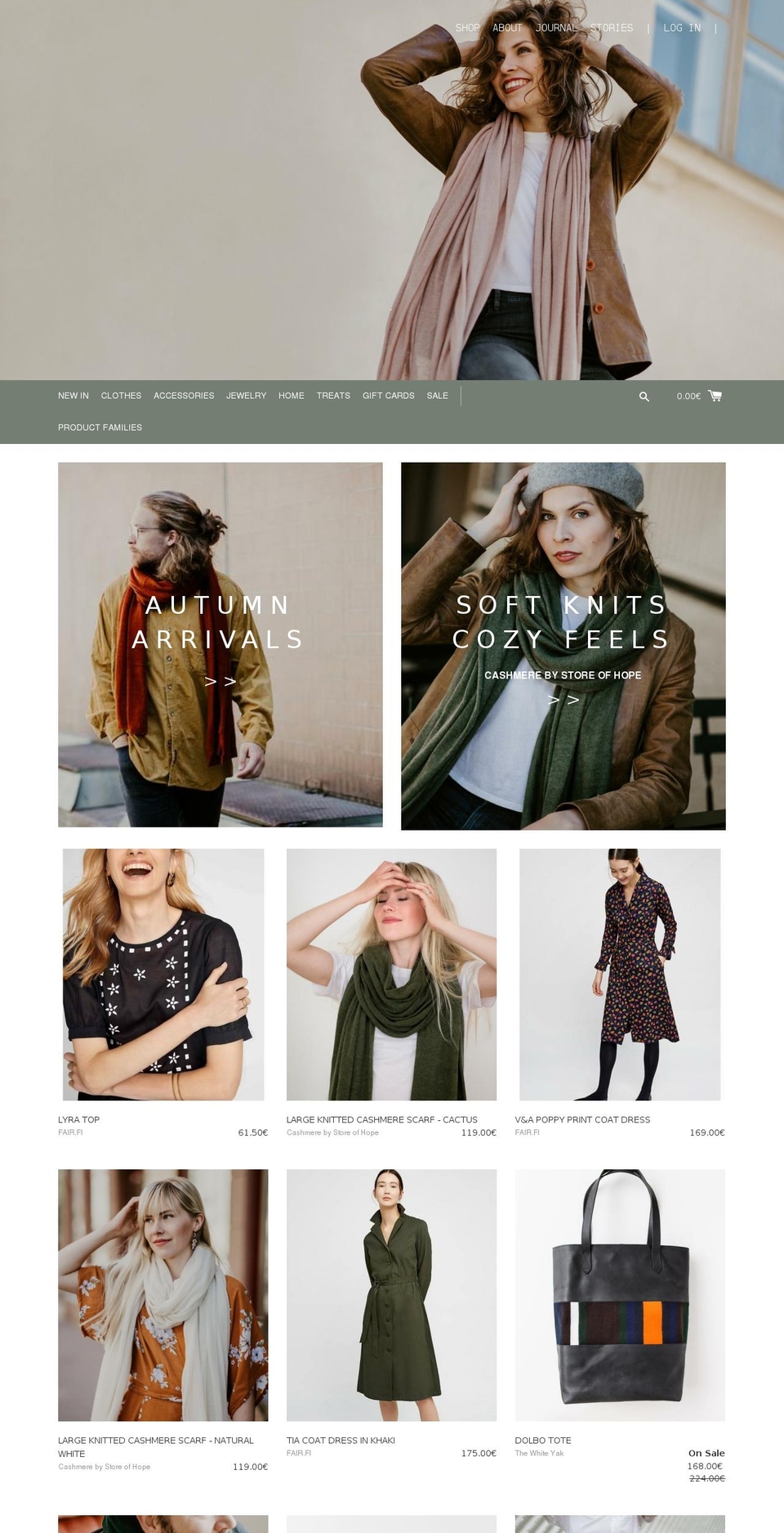 storeofhope.com — Shopify storefront screenshot