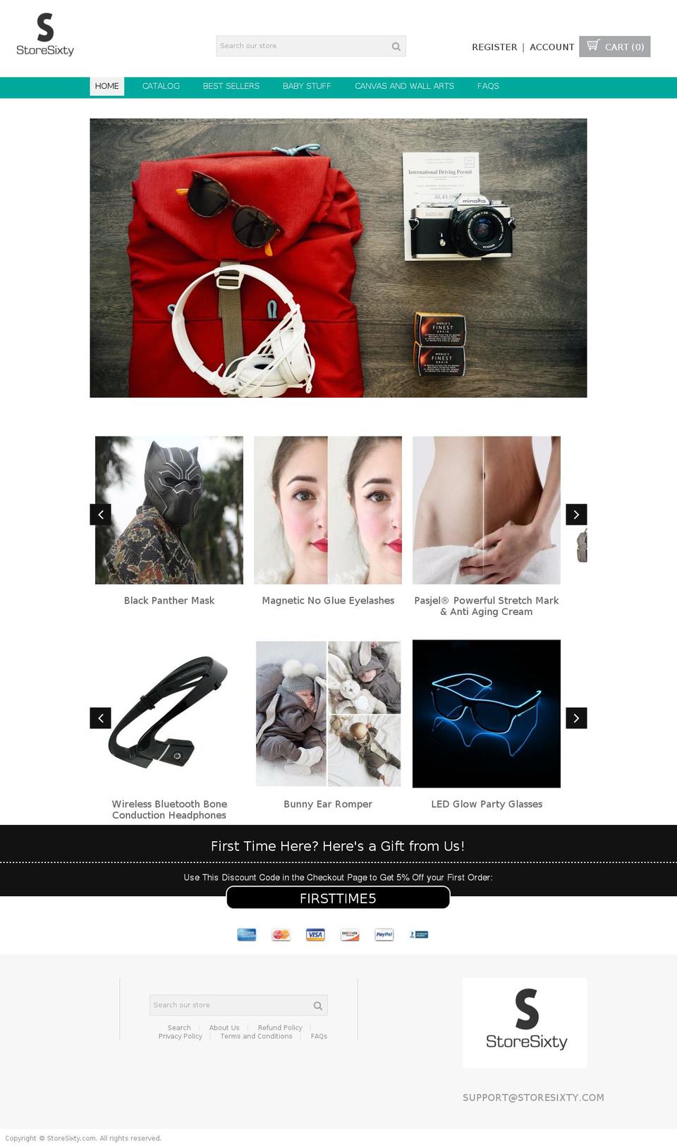 storesixty.com — Shopify storefront screenshot