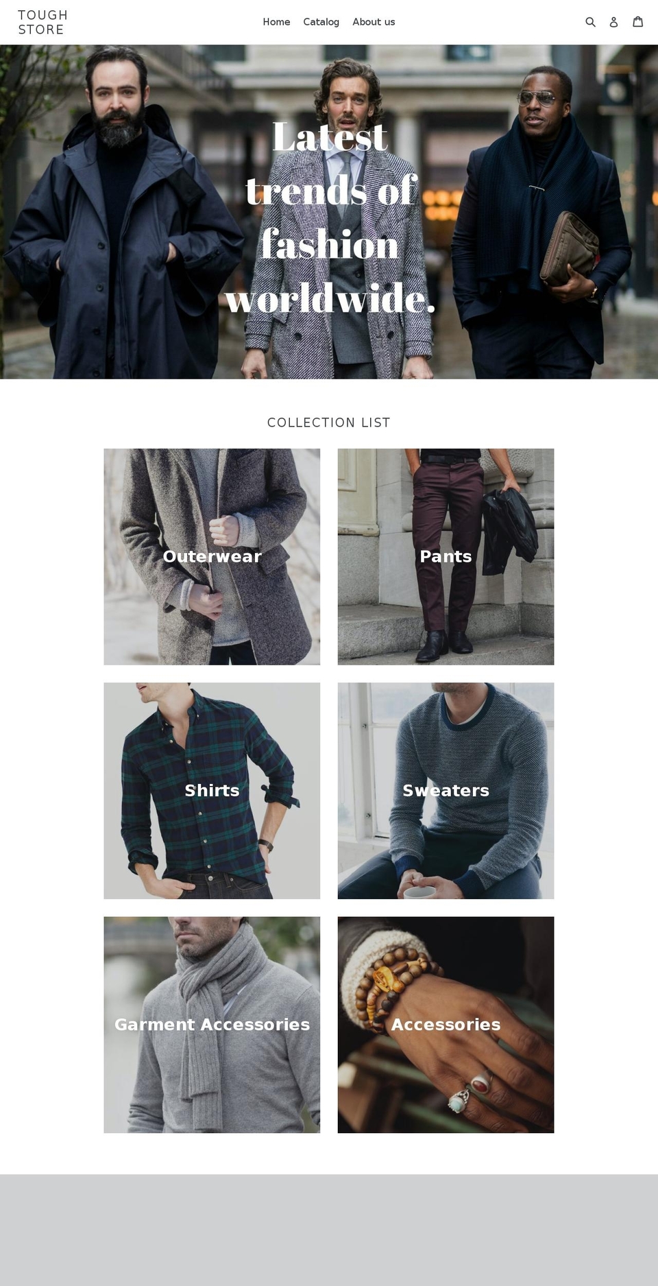 storetough.com shopify website screenshot