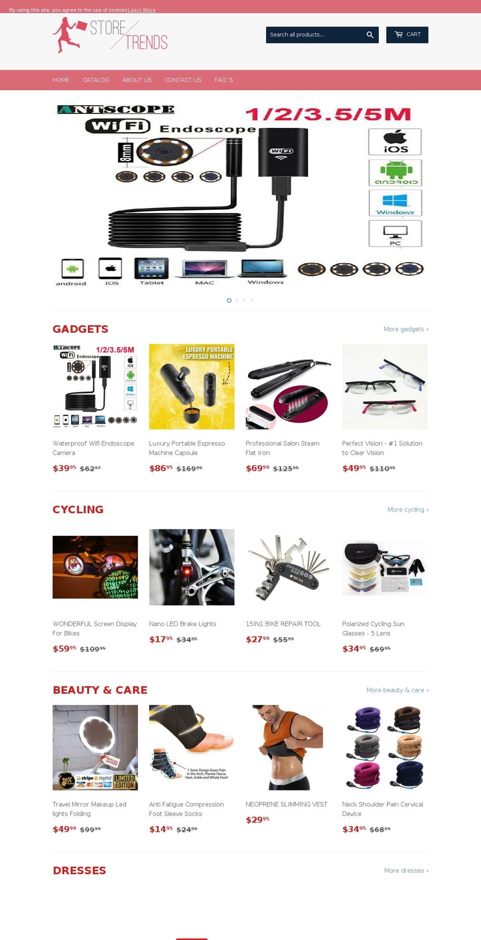 storetrends.net shopify website screenshot