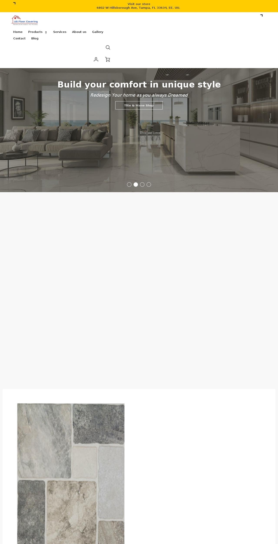 storeusfloorcovering.com shopify website screenshot