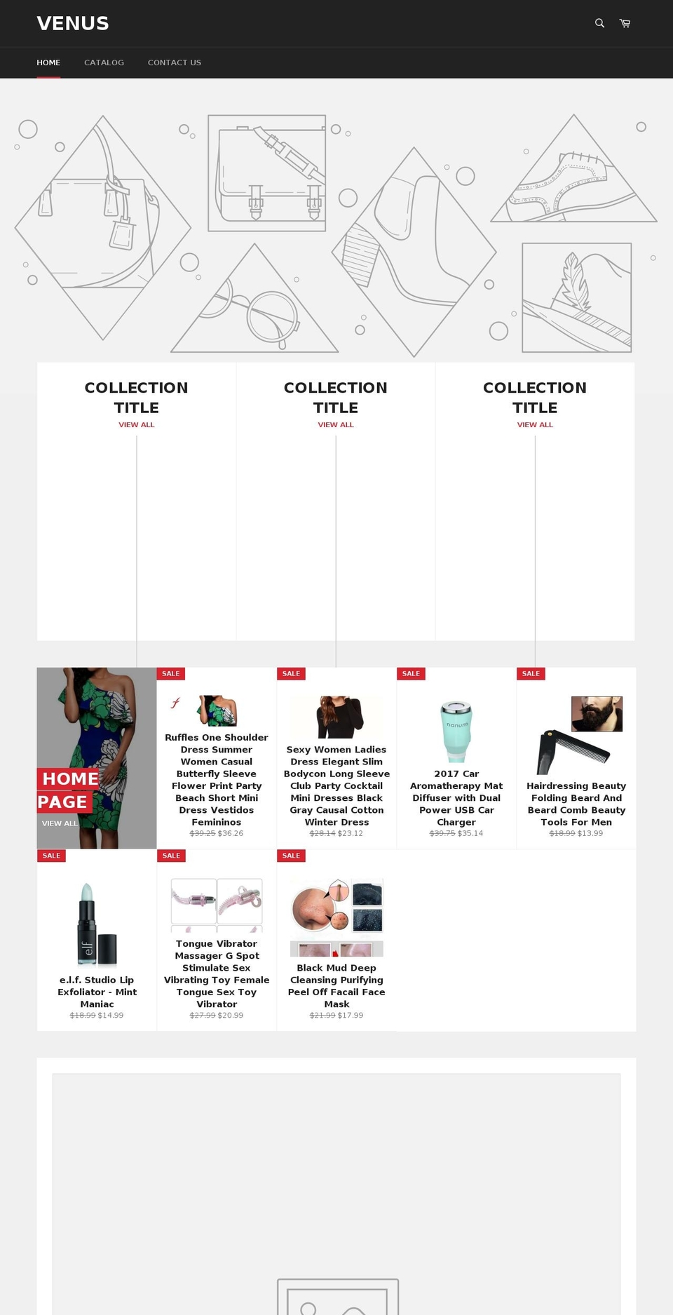 storevenus.com — Shopify storefront screenshot