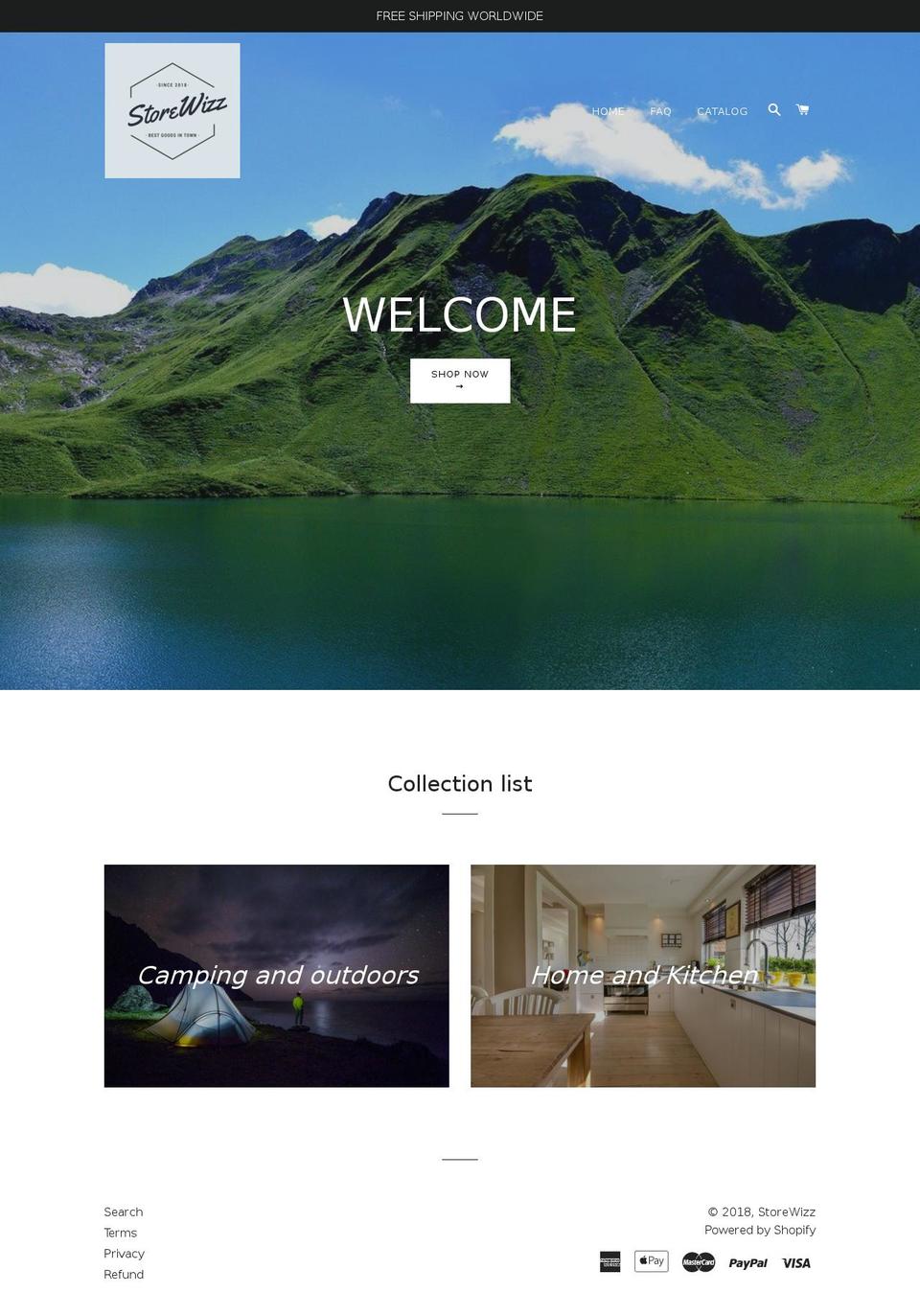 storewizz.com shopify website screenshot