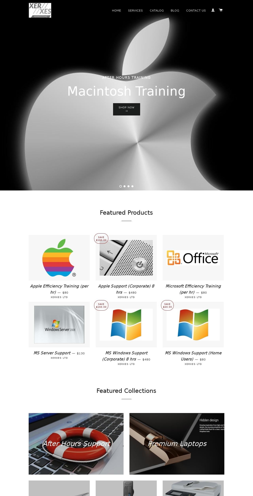 storexerxes.com shopify website screenshot