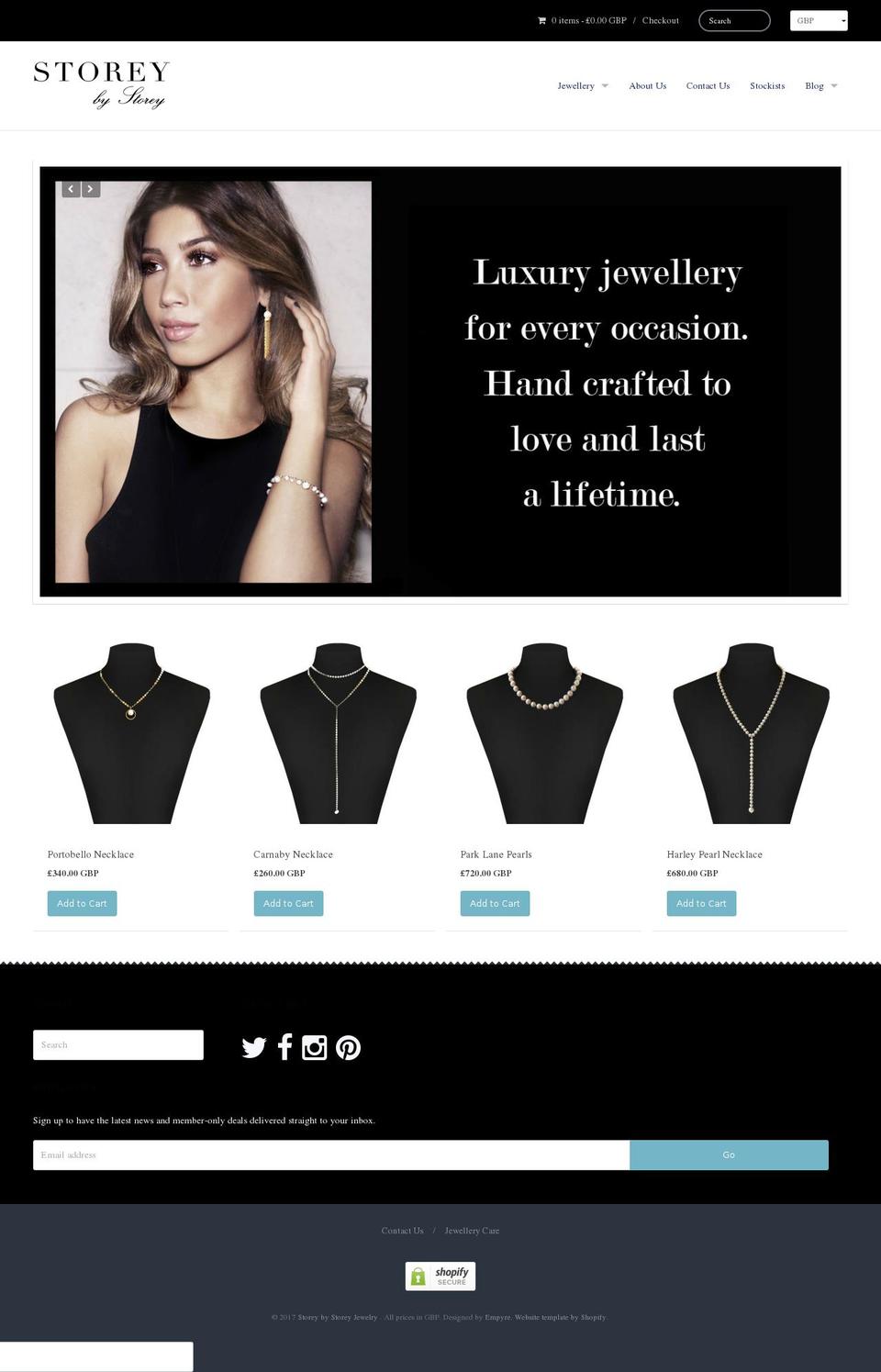 storeybystorey.com shopify website screenshot