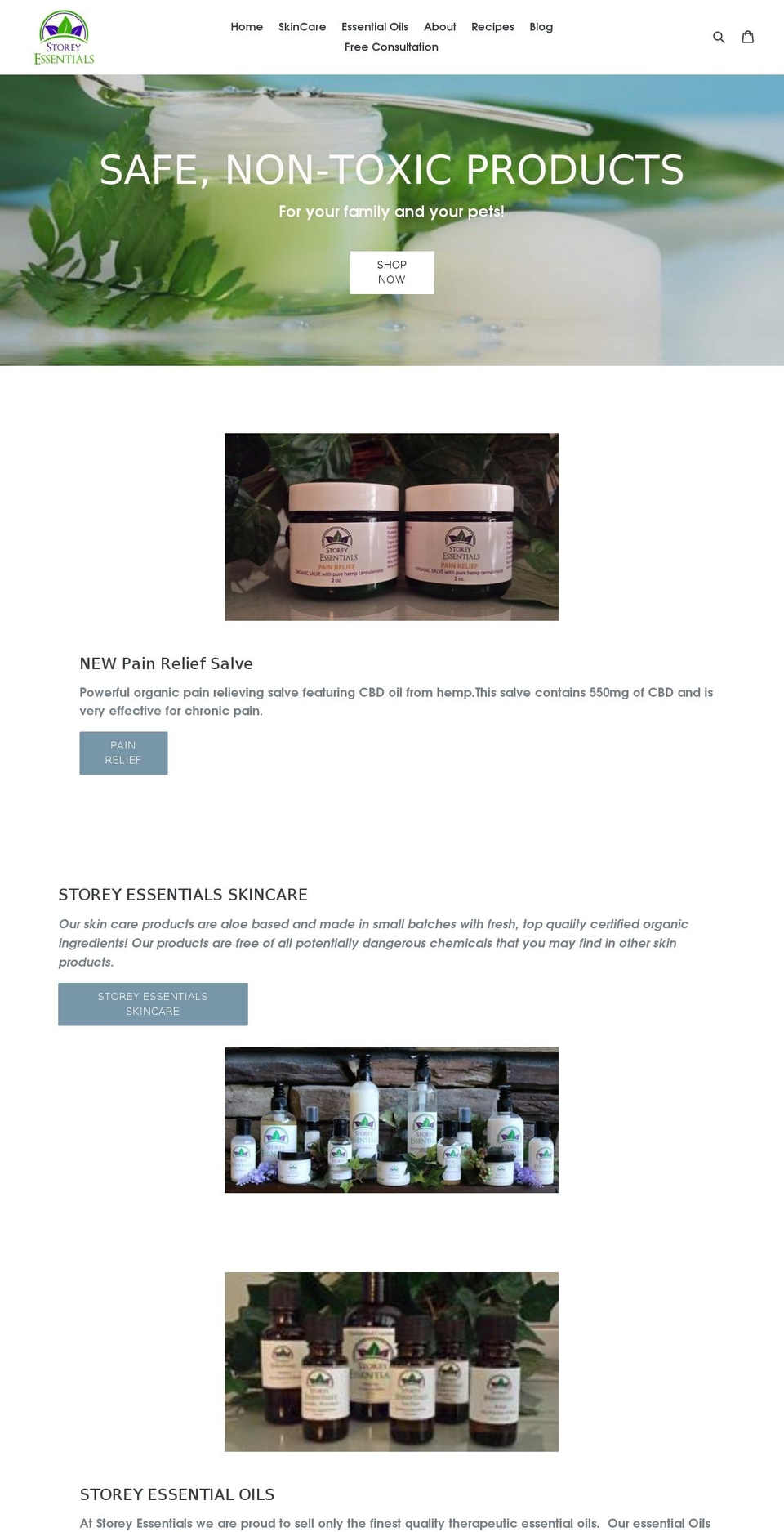 storeyessentials.com — Shopify storefront screenshot