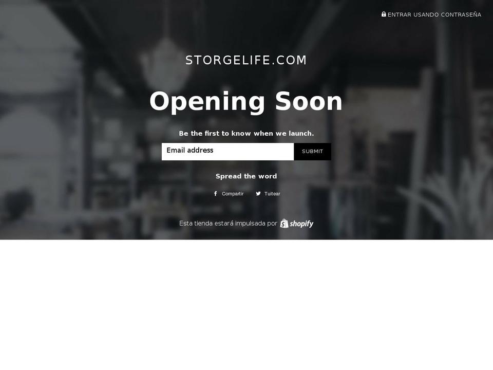 storgelife.com — Shopify storefront screenshot