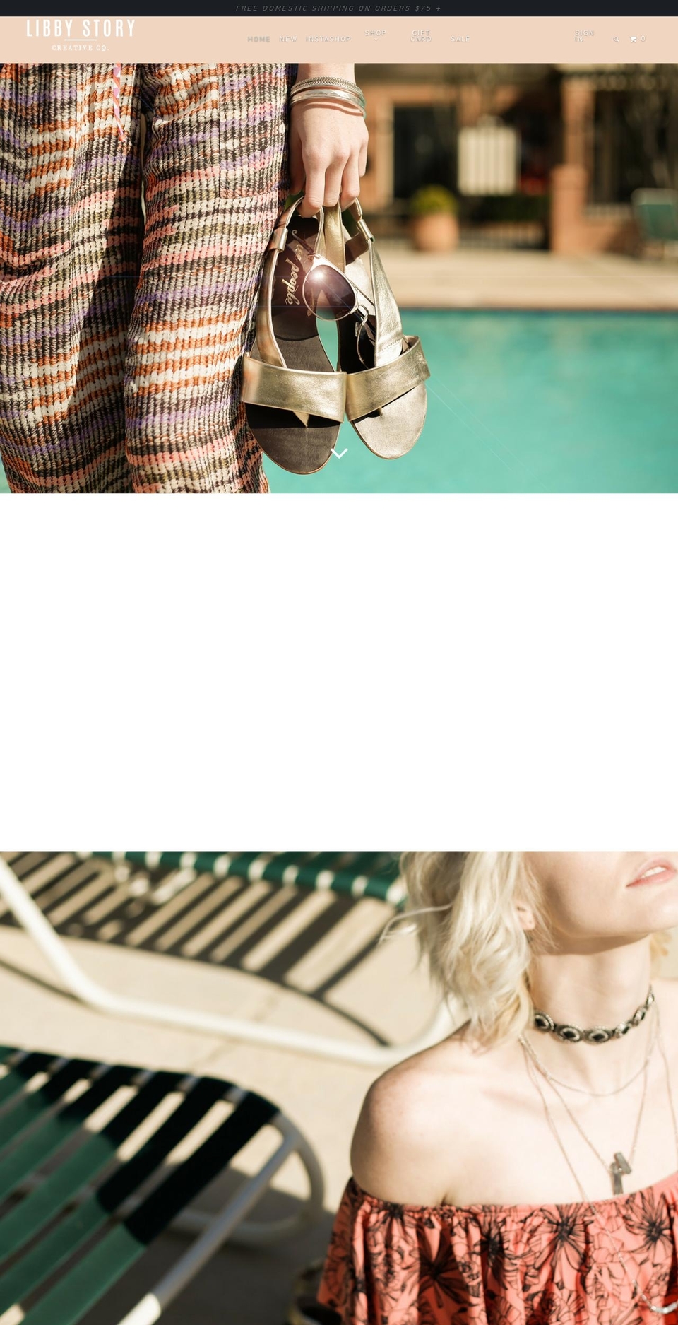 storiedmagazine.com shopify website screenshot