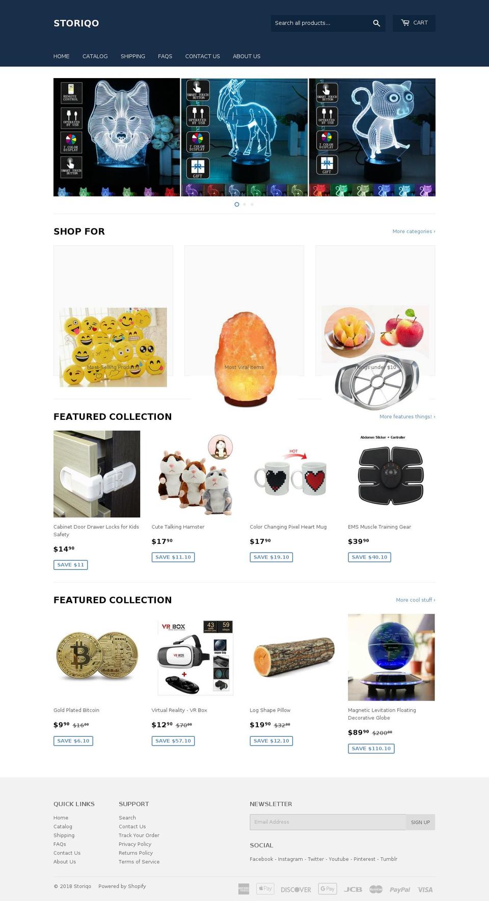 storiqo.com — Shopify storefront screenshot