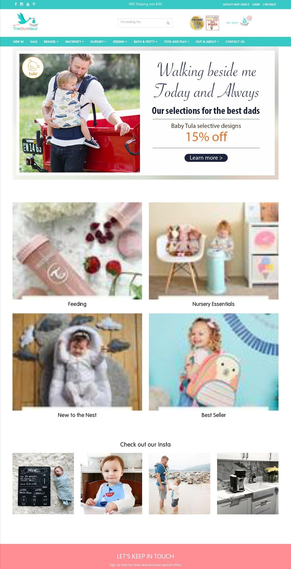 storkboxes.com.au shopify website screenshot