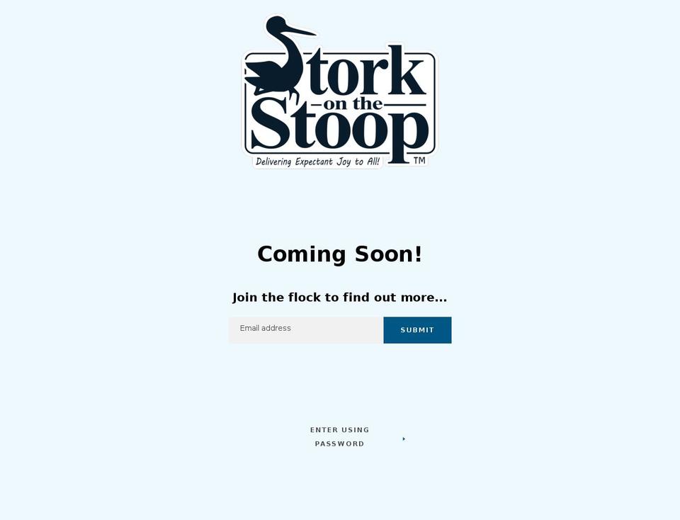 storkonthestoop.com shopify website screenshot