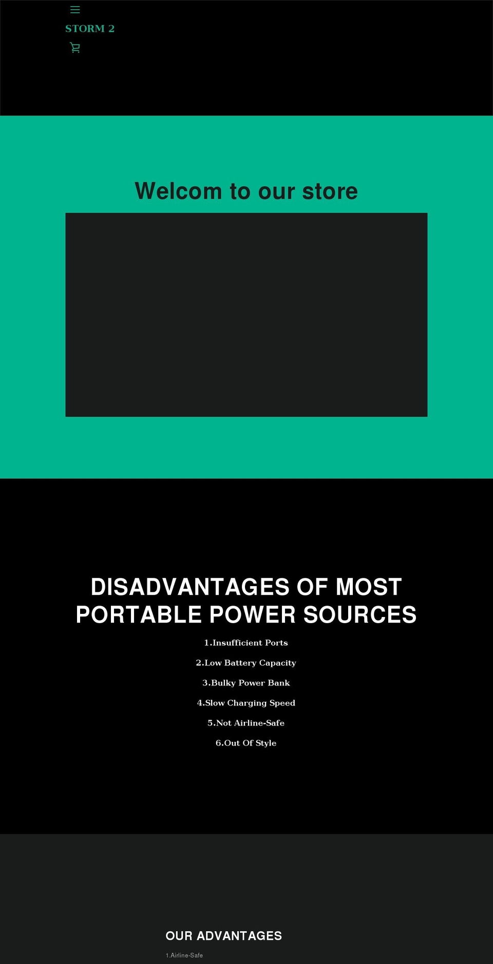 storm2liquid.com shopify website screenshot