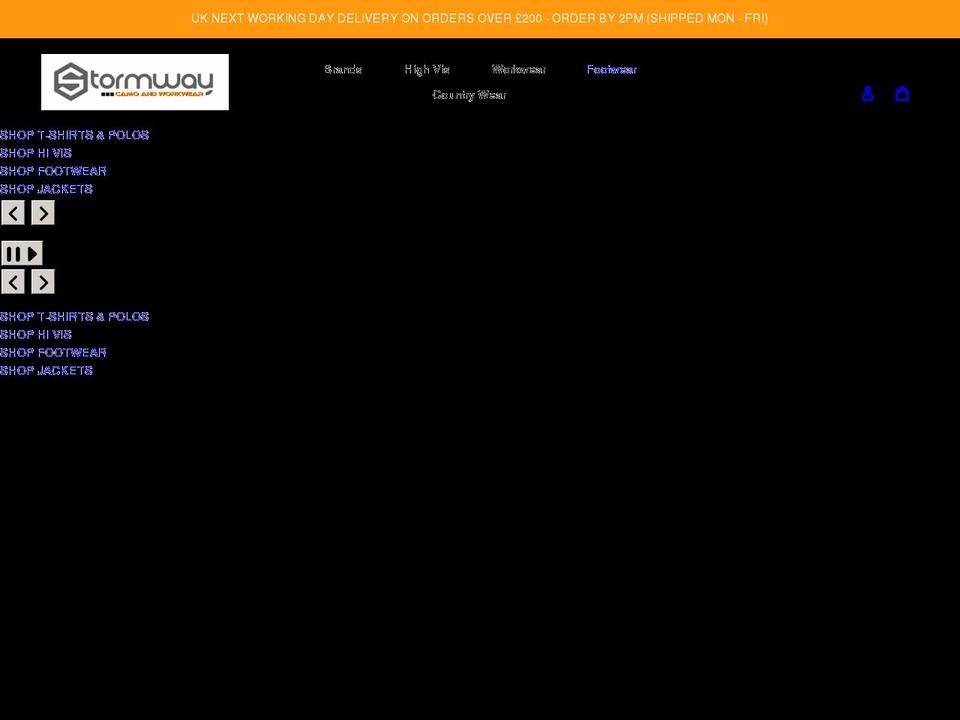 stormway.co.uk shopify website screenshot