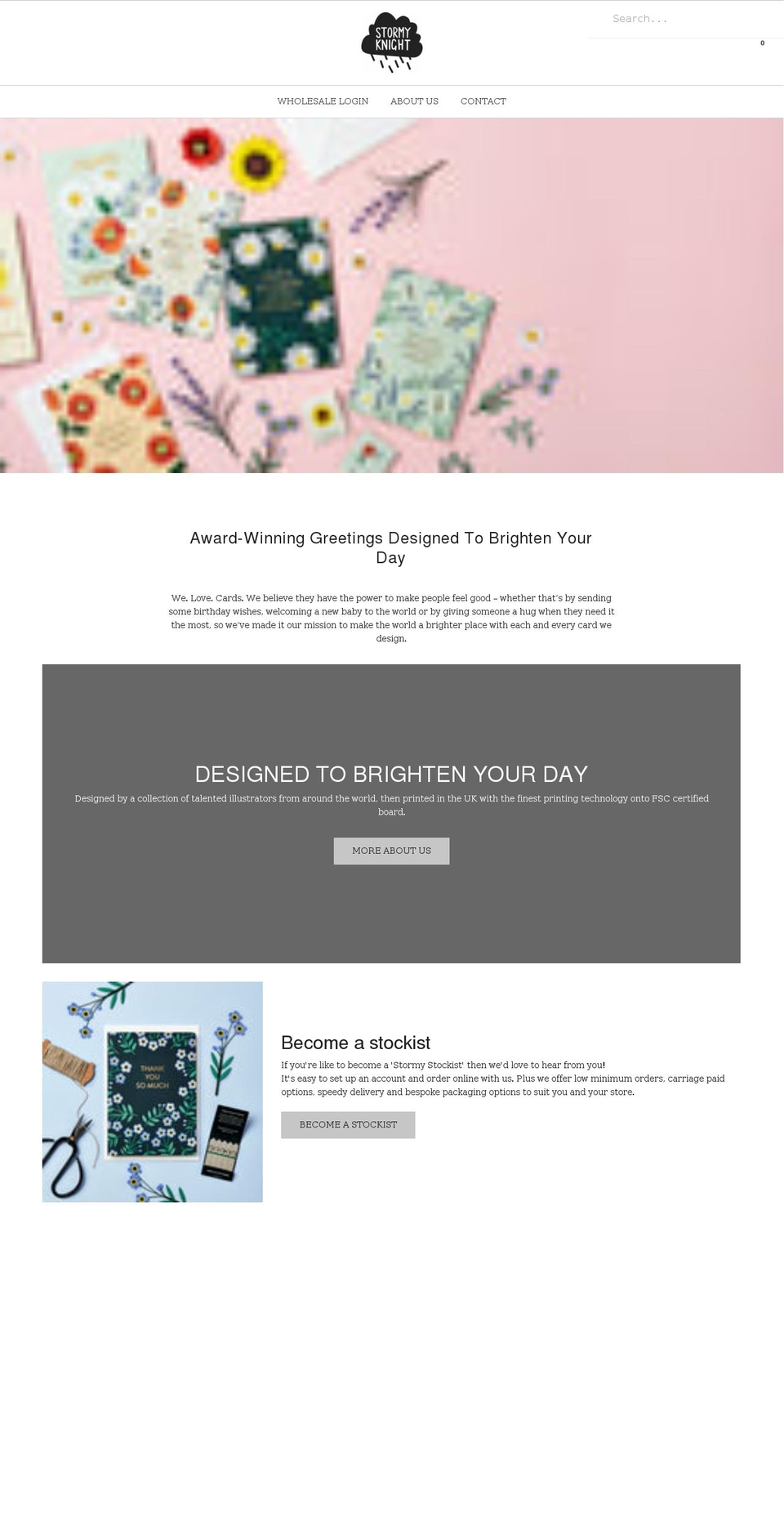 stormyknight.co.uk shopify website screenshot